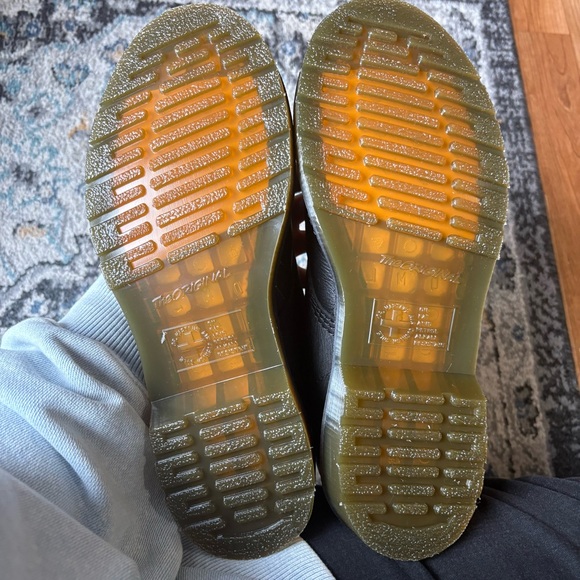 Dr. Martens Women’s 1460 Black Pascal Virginia Leather Lace Up Boots, US Size 8 - Picture 10 of 13